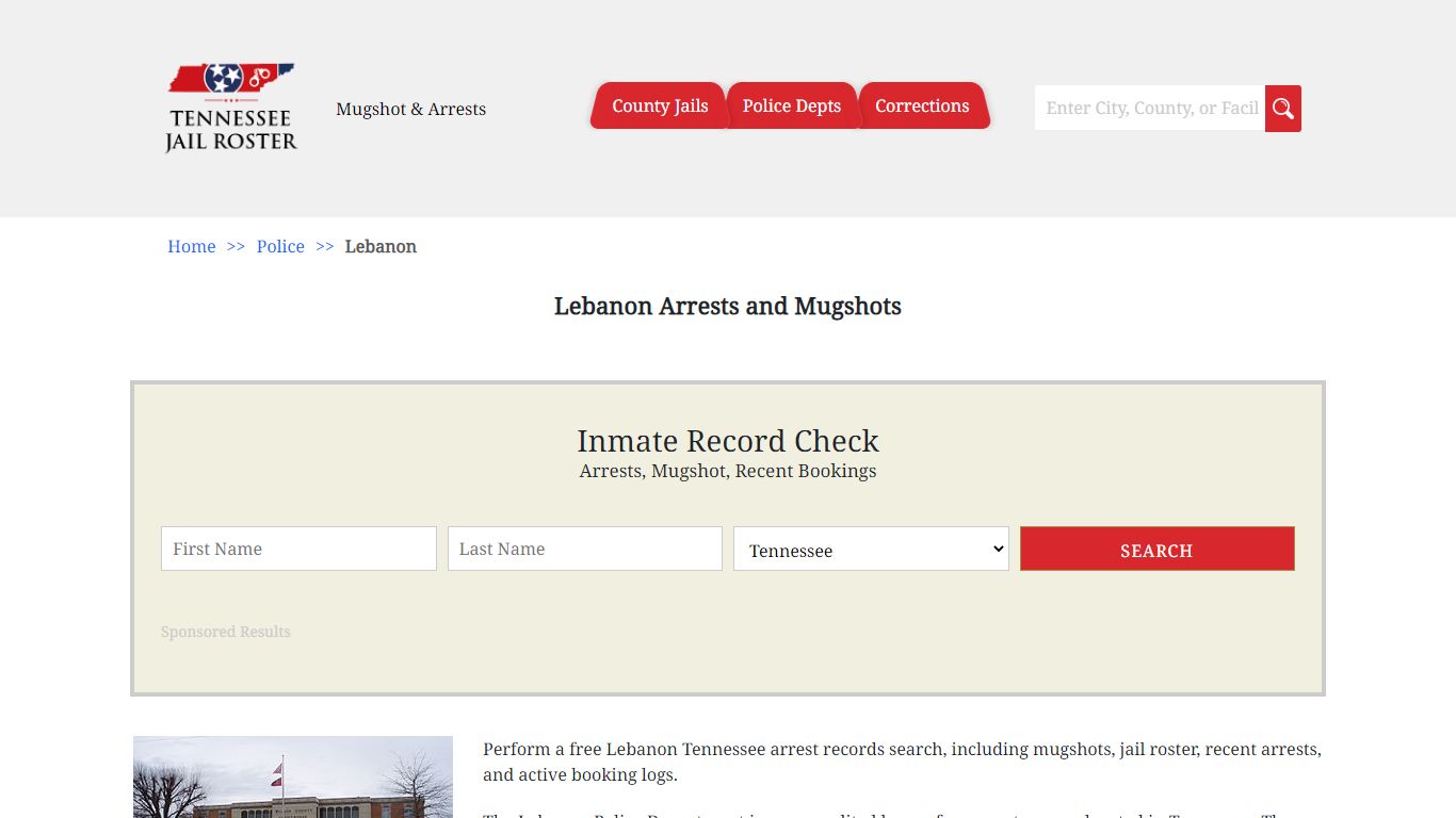 Lebanon Arrests and Mugshots | Jail Roster Search